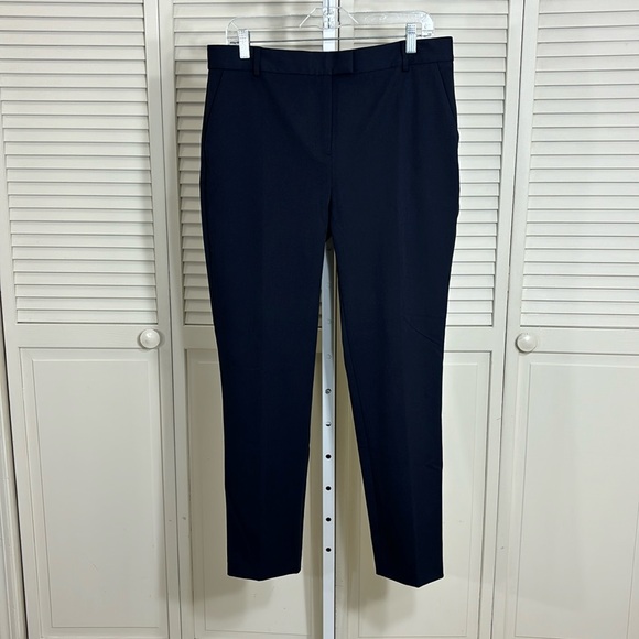 NWT Reiss Joanne Slim Navy Blue Trouser Pants Size 10 Regular - Picture 3 of 13